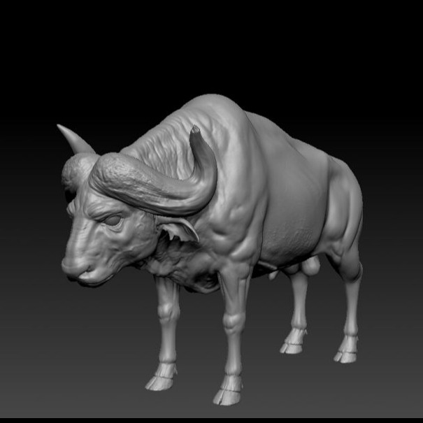 3D模型-高品质公牛模型