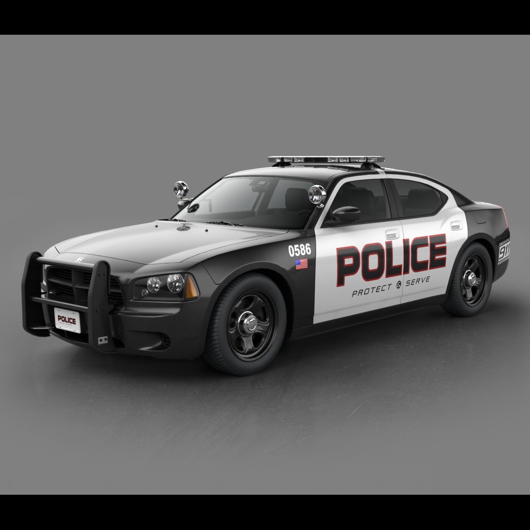 警车