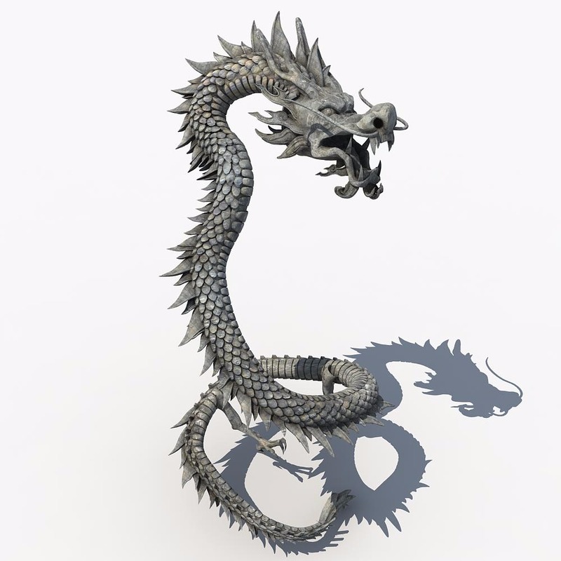 中国龙雕塑