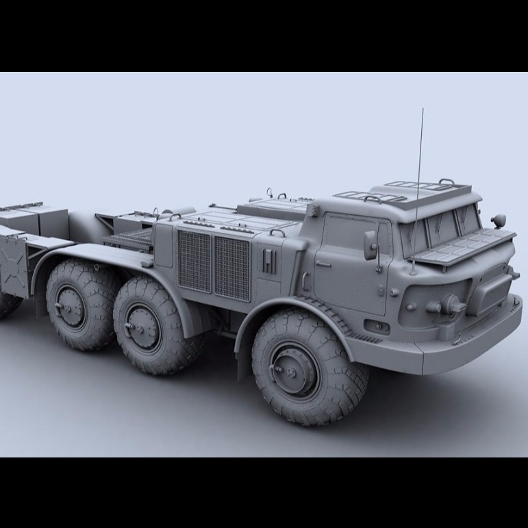 3D模型-导弹车