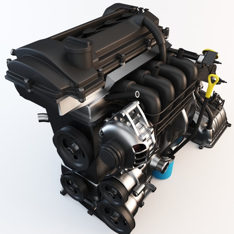 3D模型-汽车发动机(Car Engine)