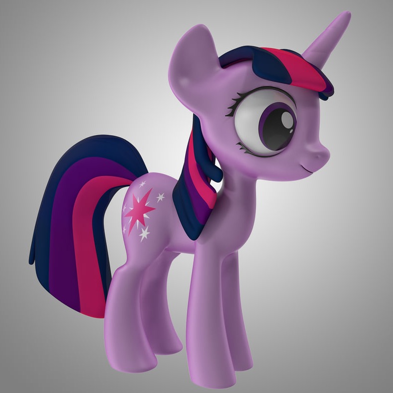 3D模型-小马宝莉(My Little Pony Twilight Sparkle)