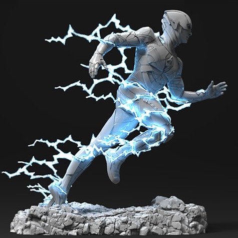 《闪电侠》3D打印模型