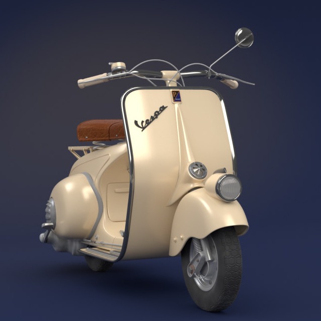 罗马假日 VESPA 摩托车 1946款