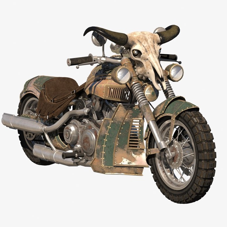 3D模型-幻想摩托车