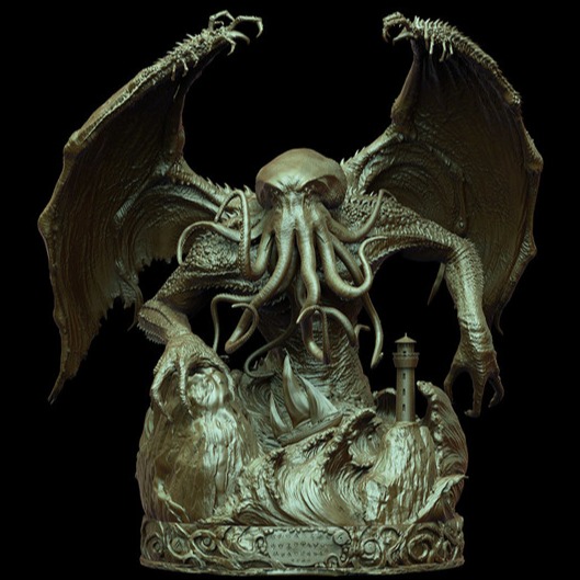 3D模型-克苏鲁(Cthulhu)沉睡之神3D打印模型