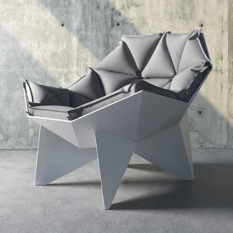 3D模型-多边形桌椅