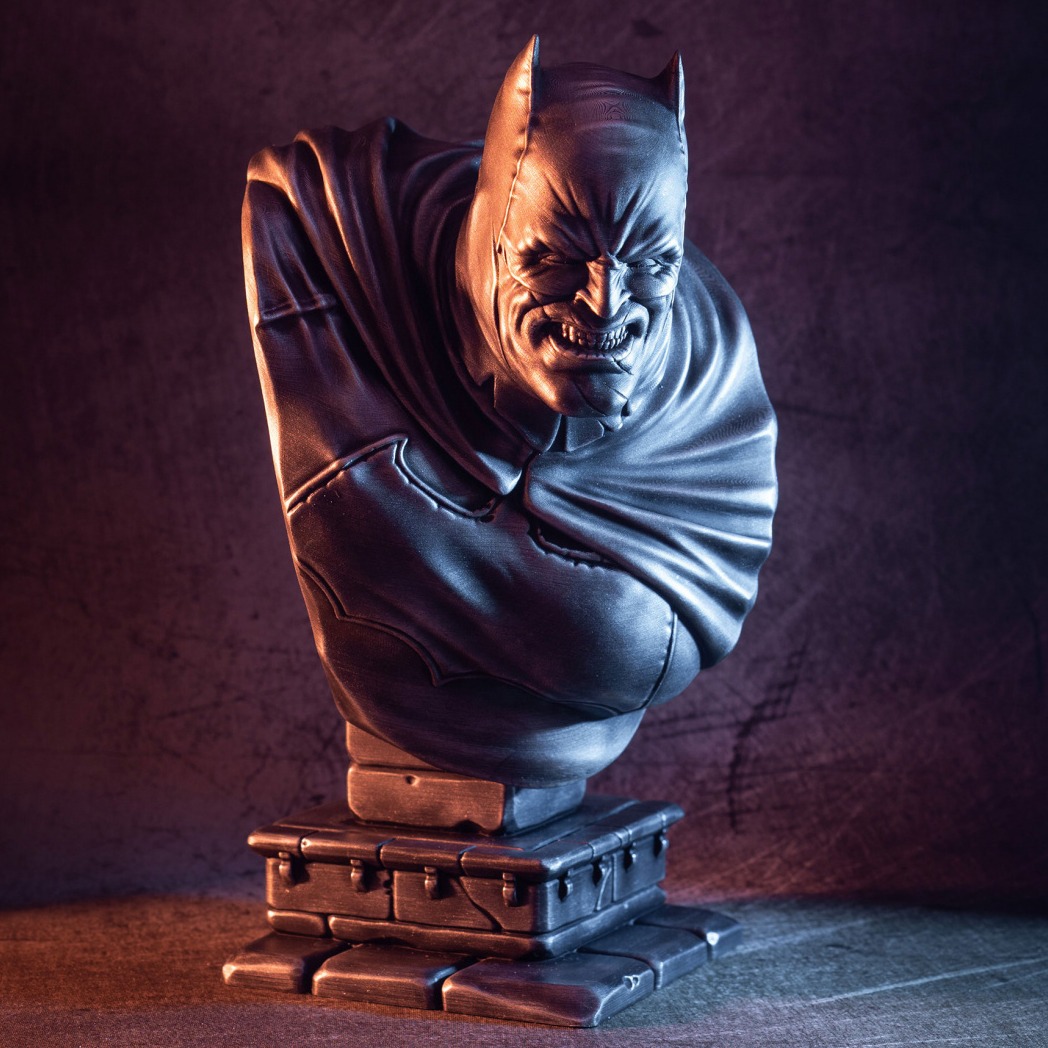 黑暗蝙蝠侠骑士胸像3D打印 stl