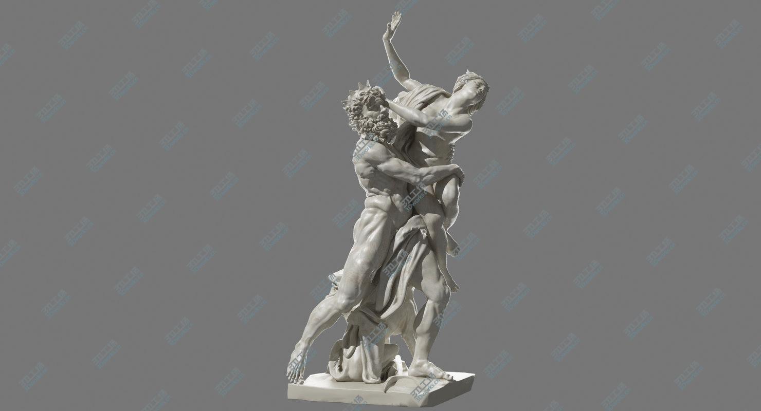 抢掠普罗瑟皮纳-贝尔尼尼雕塑作品(Bernini)-3D打印模型下载-3D工场 3Dworks.cn