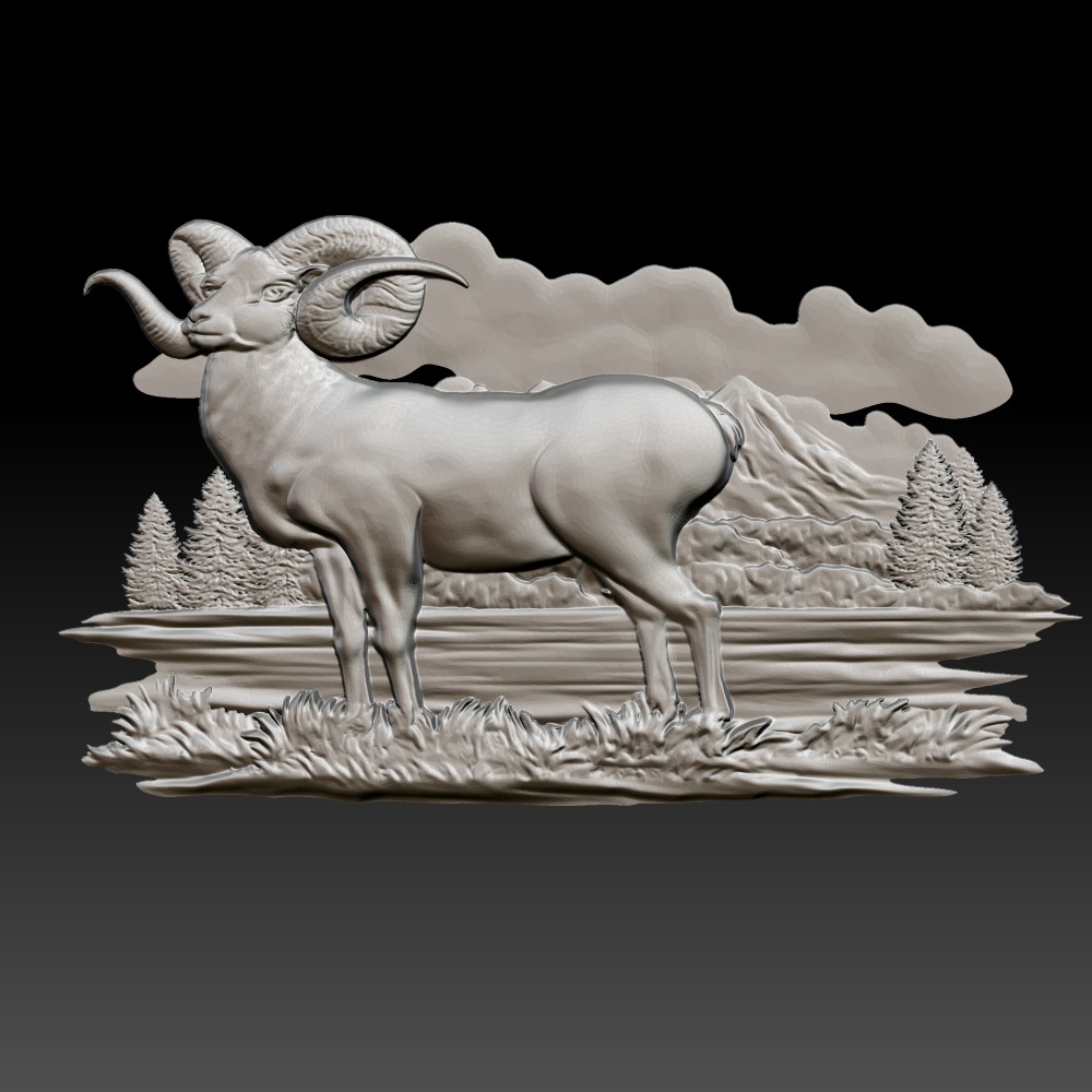 3D模型-羊