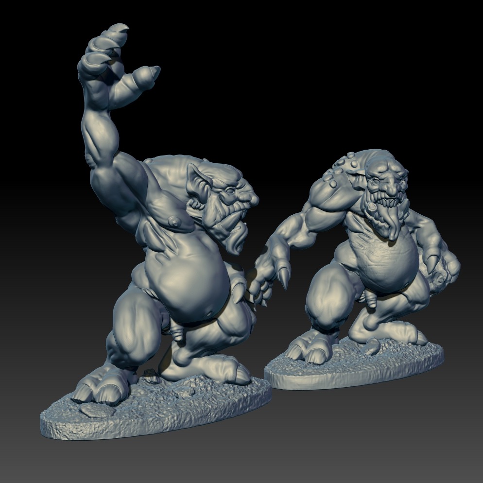 3D模型-山洞巨人trolls