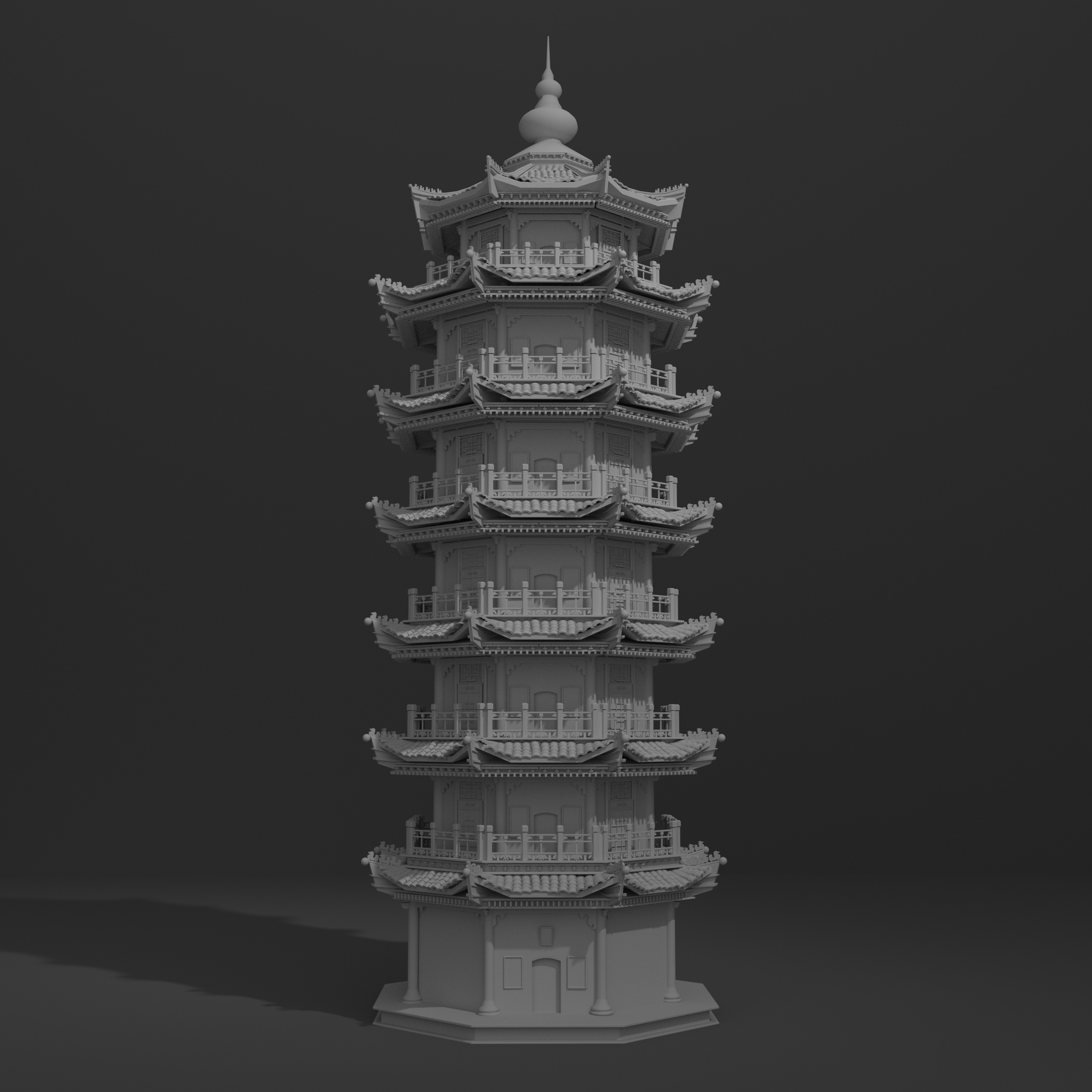 八角塔