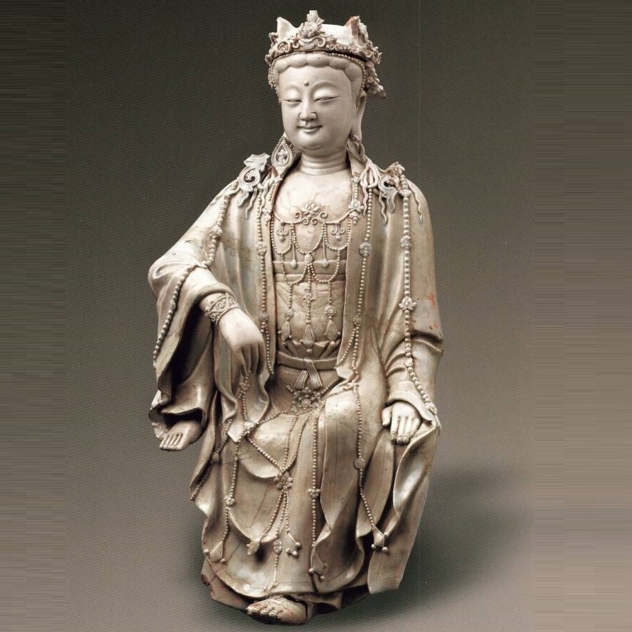 首都博物馆古董文物原件3D扫描 水月观音