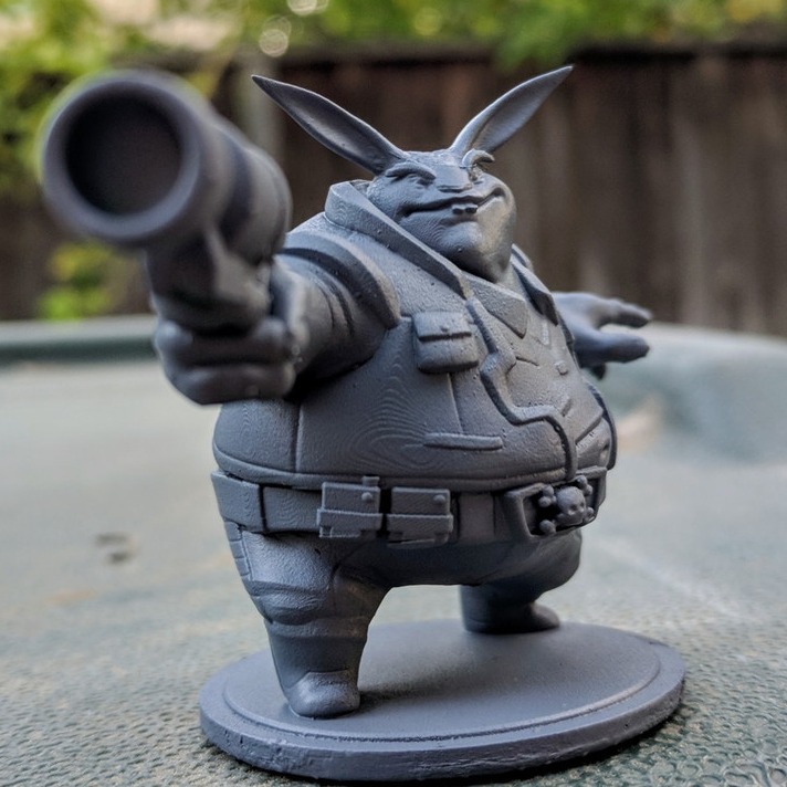 太空海盗 3D打印模型stl游戏人物