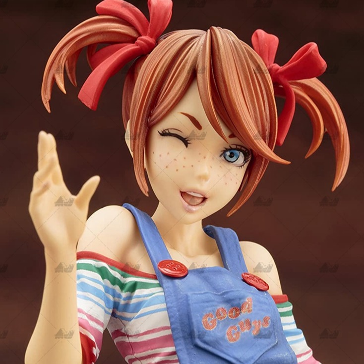 鬼娃美少女 3D打印模型stl数据文件白胚人物手办
