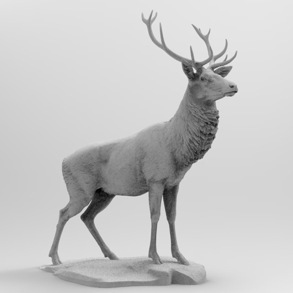 鹿3D模型