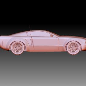3D模型-野马汽车