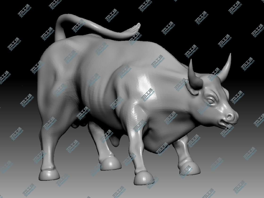 华尔街公牛-3D打印模型下载-3D工场 3Dworks.cn