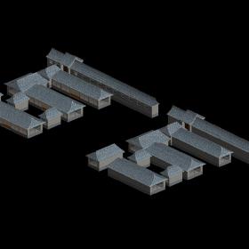 3D模型-多款风格古建2