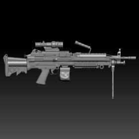 3D模型-m249