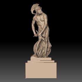 卢浮宫受伤的士兵石膏雕塑