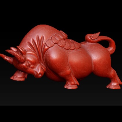 金钱如意牛