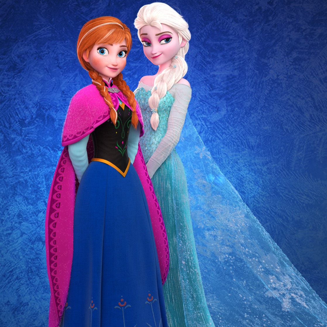 冰雪奇缘-安娜 艾莎 Elsa Anna