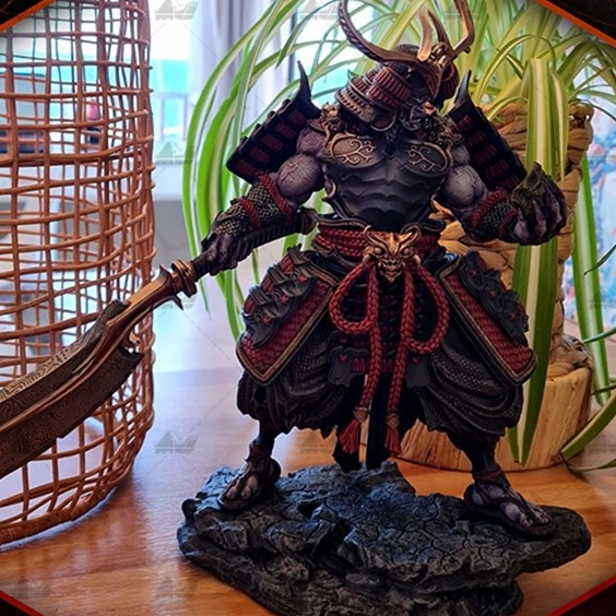 日本[薄樱鬼]高精武士3D打印高清模型