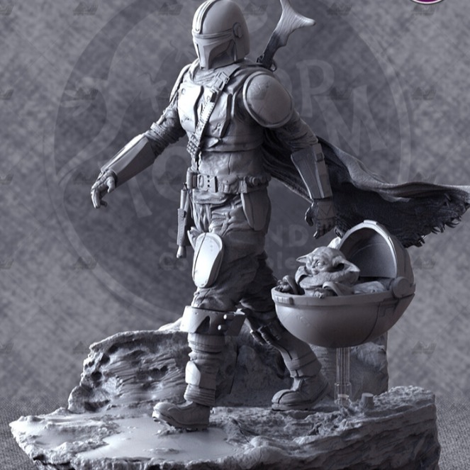 曼达洛人尤达宝宝2020 3D打印模型数据