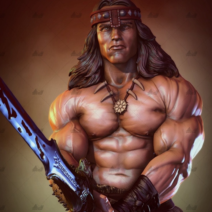 施瓦辛格真实版3D打印模型