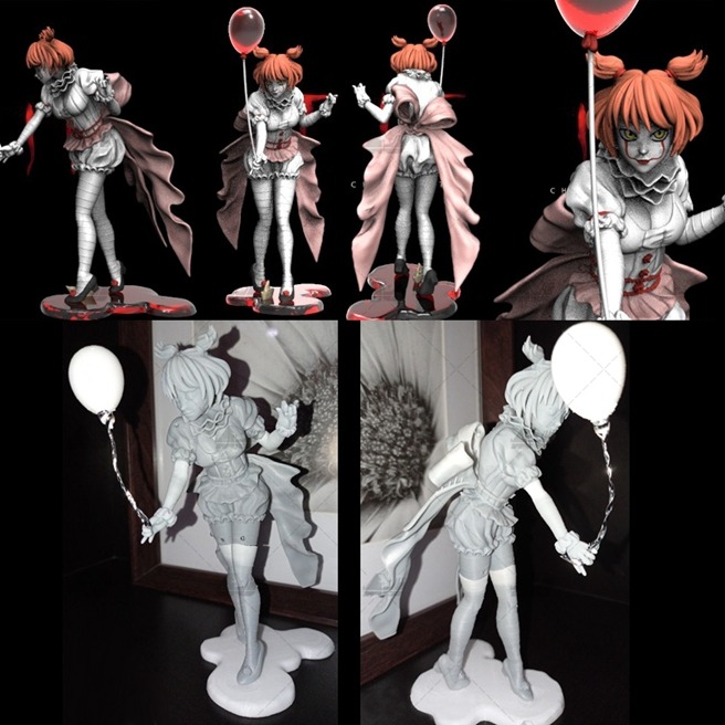 小丑回魂/3D打印模型stl数据文件