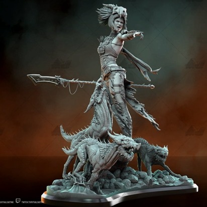 Tanis古埃及女神3D打印模型stl数据文件