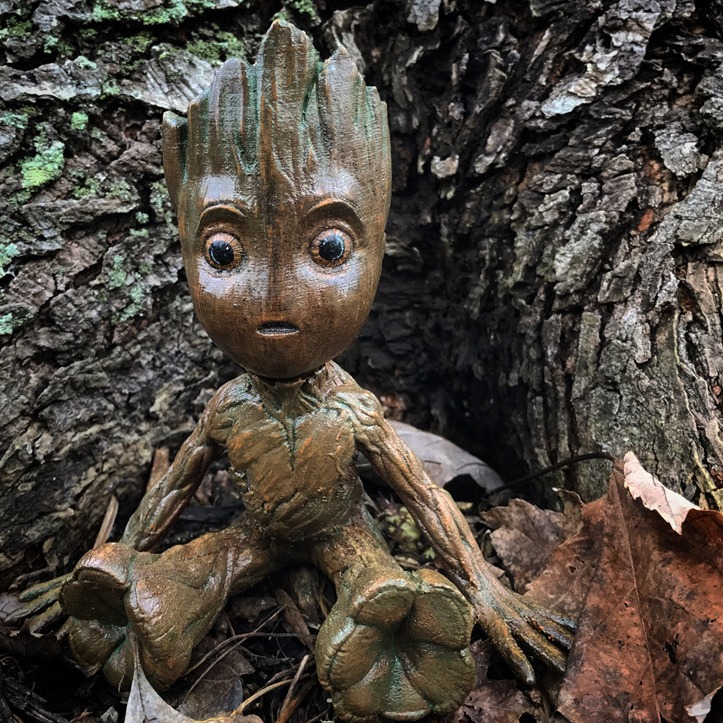 小格鲁特 3D打印模型stl游戏人物