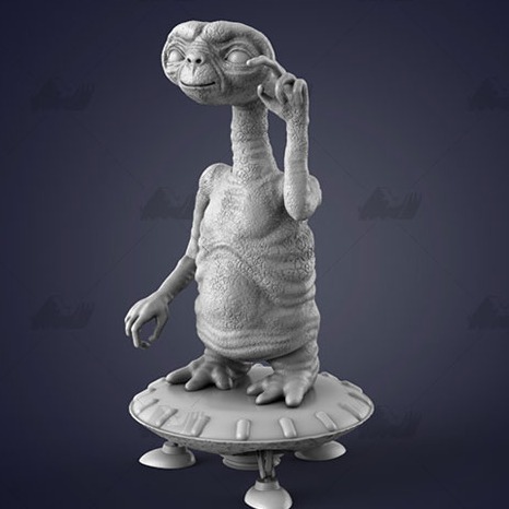 E.T. 外星人 3D打印模型
