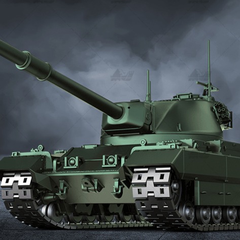 英国征服者重型坦克 3D打印模型数据stl人物手办