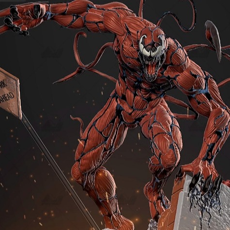 毒液屠杀致命守护者 [文件]3D打印模型数据stl人物手办