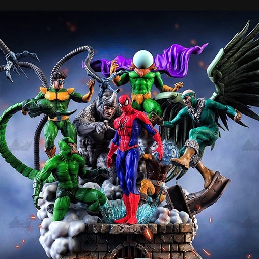 蜘蛛山[文件白胚]3D打印模型数据stl人物手办