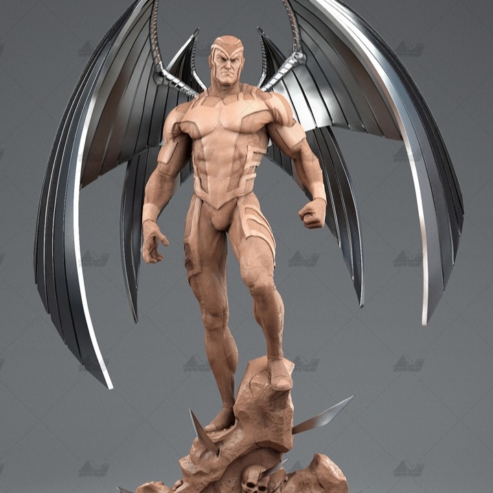 战斗天使长 四头高精[文件白胚]3D打印模型