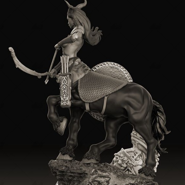 Centaur（人马怪）兽人 3D打印模型数据stl人物手办