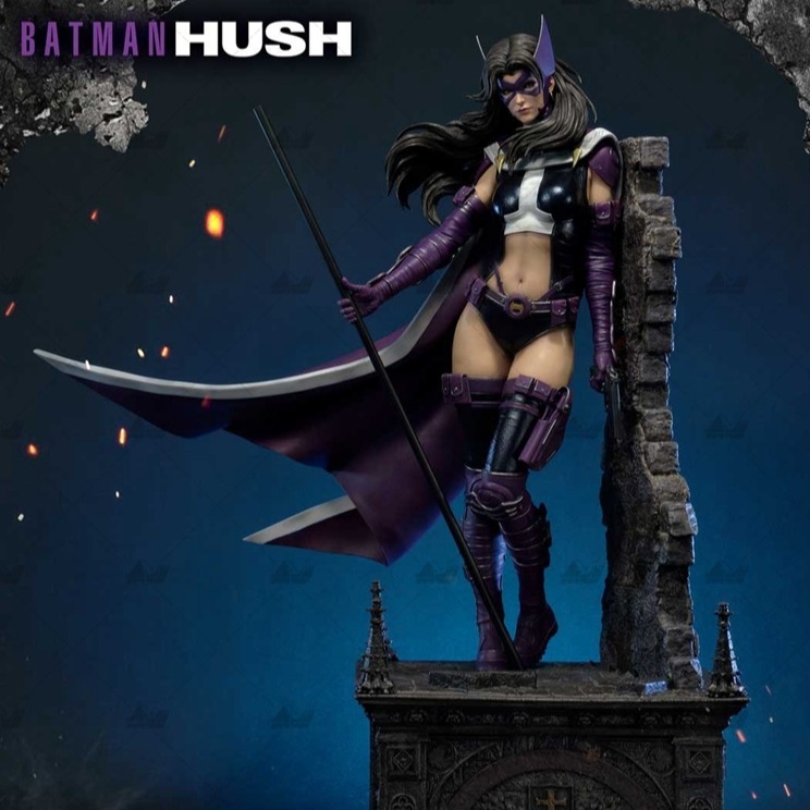 女猎手三姿态DC英雄 3D打印模型stl数据文件白胚人物手办