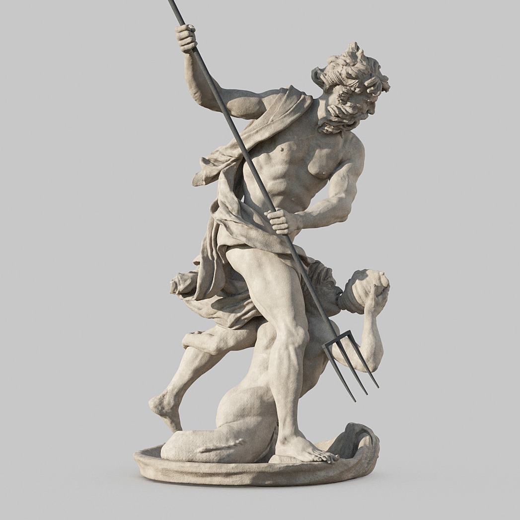 海王星和海卫 贝尼尼 (Bernini)