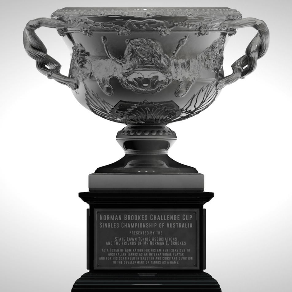 澳大利亚网球公开赛 冠军奖杯 3D打印模型