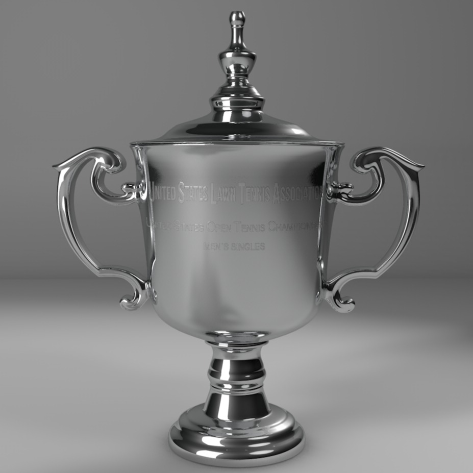 美国网球公开赛 冠军奖杯 3D模型