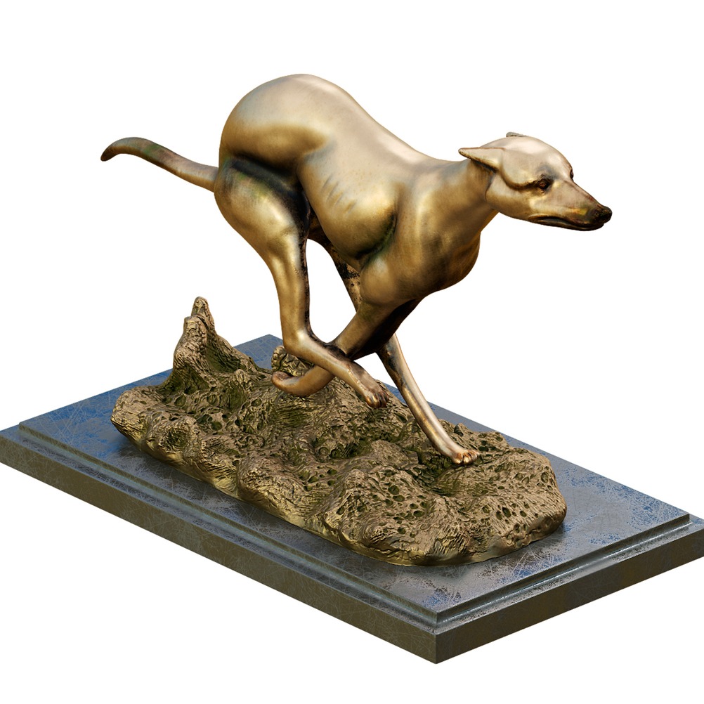 奔跑的灰狗 3D打印模型 Greyhound