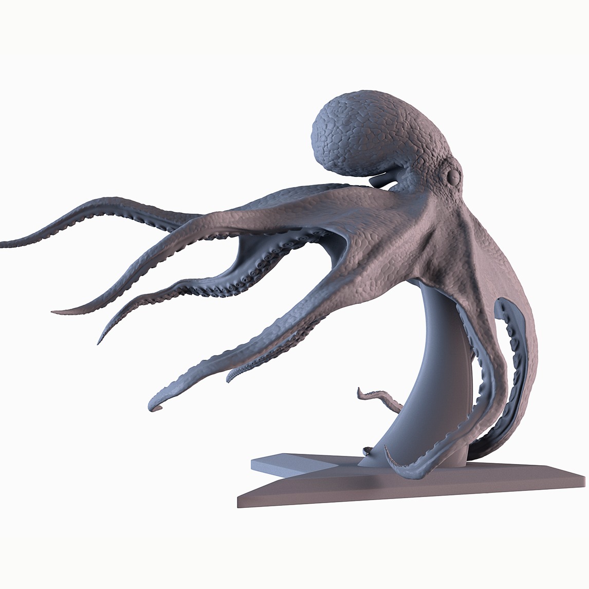 章鱼 雕塑摆件 3D打印模型