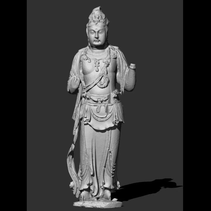 宋代观音像3D打印模型