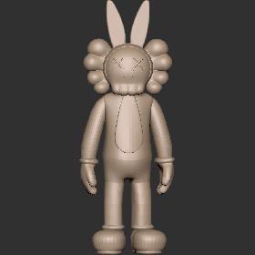 捂脸兔子造型kaws2
